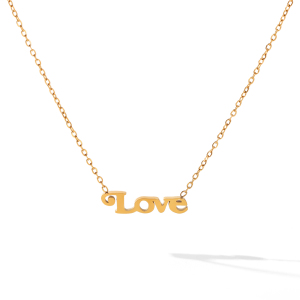 Colliers Pendentifs Pour Femmes En Acier Inoxydable, Couleur Or, En Forme De Lettre h5 