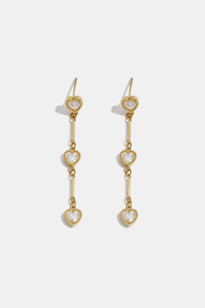 Boucles D'Oreilles Pendantes En Acier Inoxydable, Chaîne Élégante, Collection Luxueuse Pour Femmes, Idéales Pour Les Fêtes Et Les Soirées. h5 