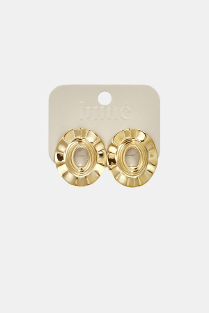 Boucles D'Oreilles Puces En Acier Inoxydable, Forme Irrégulière, Collection Simple Daily Simple, Bijoux Pour Femmes h5 Image3