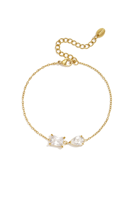 Bracelets à breloques en acier inoxydable, forme elliptique, collection Simple Daily Simple, bijoux pour femmes