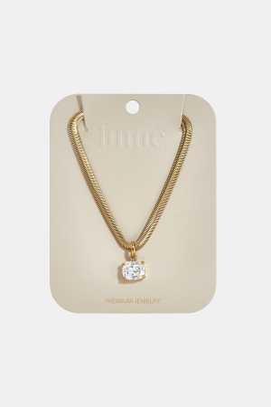 Colliers Pendentifs En Acier Inoxydable, Collection Cercle Simple Daily Simple, Bijoux Pour Femmes h5 Image3