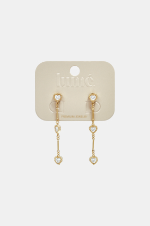 Boucles D'Oreilles Pendantes En Acier Inoxydable, Chaîne Élégante, Collection Luxueuse Pour Femmes, Idéales Pour Les Fêtes Et Les Soirées. h5 Image3