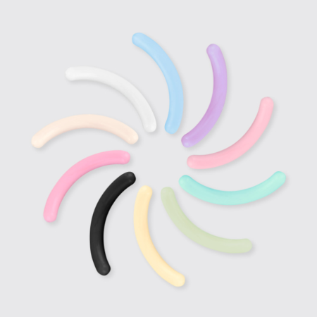 Recharges de coussinets en gel de silice Simple Series Daily Color Solide pour faux cils 2