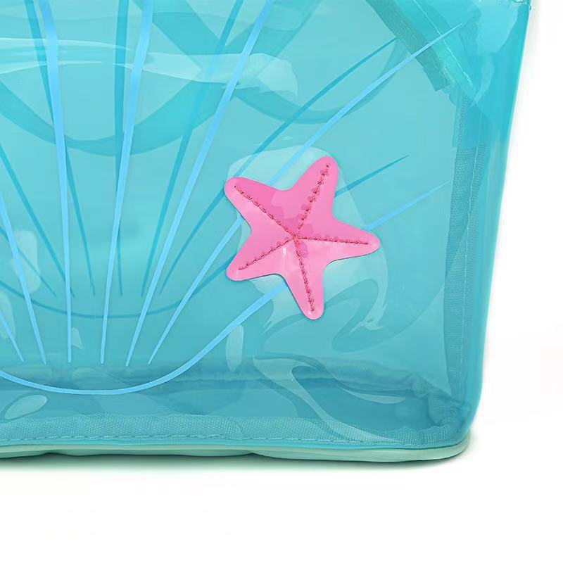 Sacs À Bandoulière Femme En Pvc Transparent Uni Style Vacances h5Image4