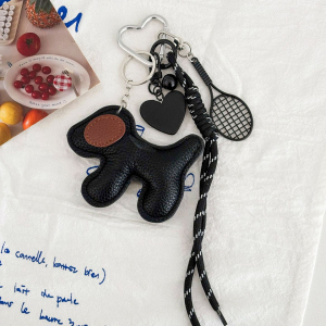 Porte-Clés De Sac En Forme De Chien Pu Mignon h5 