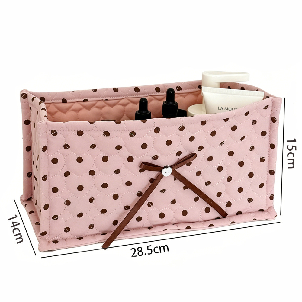 Sac De Rangement À Pois Et Nœud Papillon De La Série Romantique