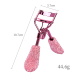 Rose rouge/clear OPP bag Image3