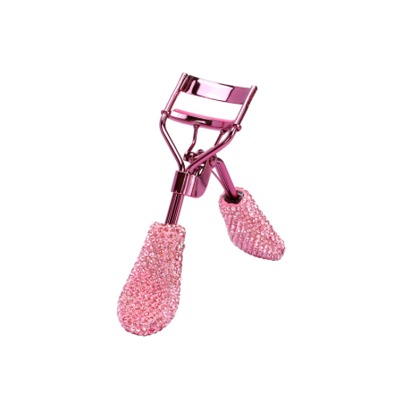 Recourbe-cils en métal strass, couleur unie douce, de la série Luxueuse