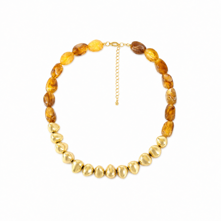 Colliers de perles acryliques pour femmes, collection Simple Series Retro, formes irrégulières