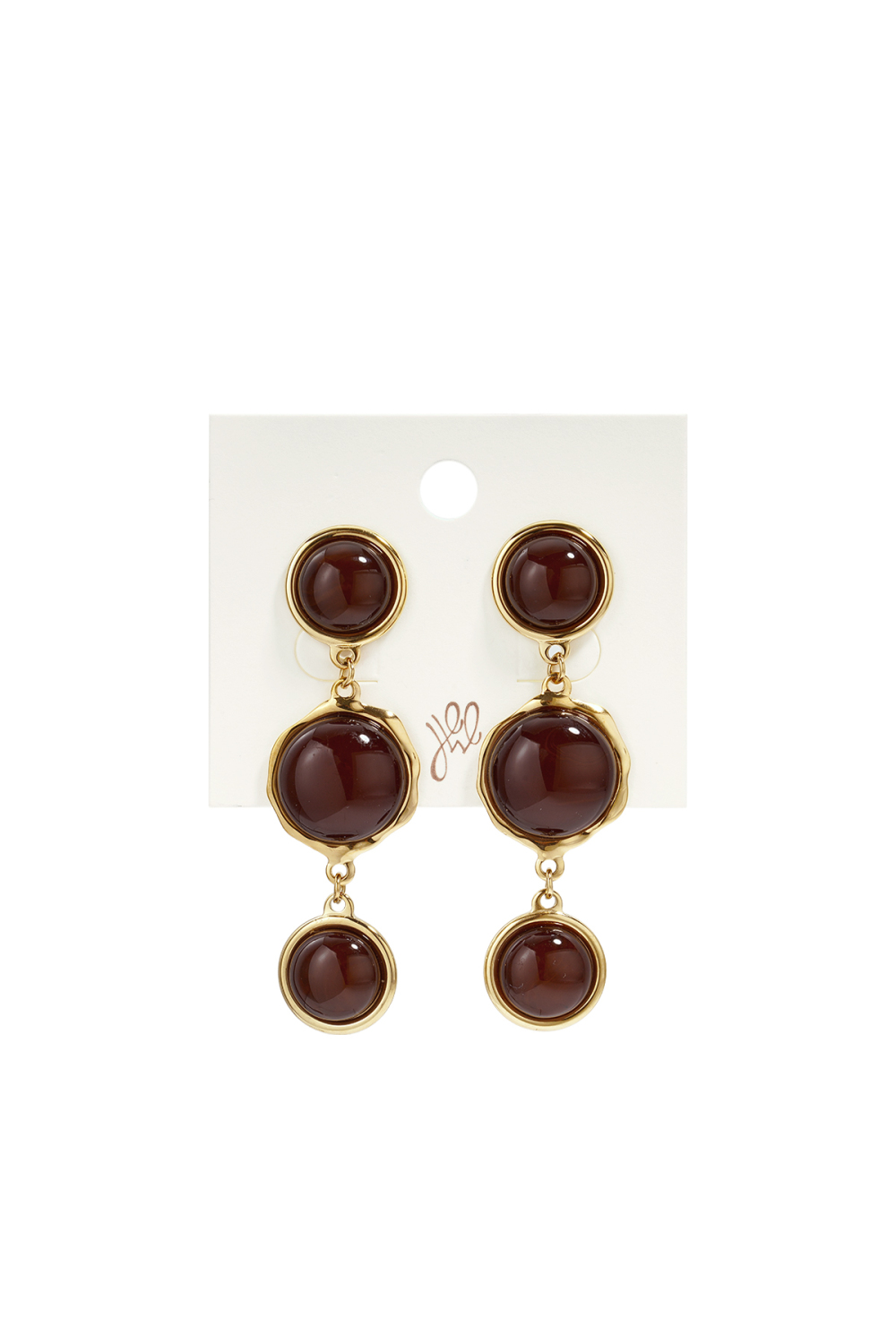 Boucles D'Oreilles Pendantes En Acier Inoxydable, Style Cercle, Élégantes Et Luxueuses, Collection Pour Femmes, Parfaites Pour Les Fêtes Et Les Réunions. Image3