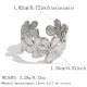 couleur argent/Taille unique Image2