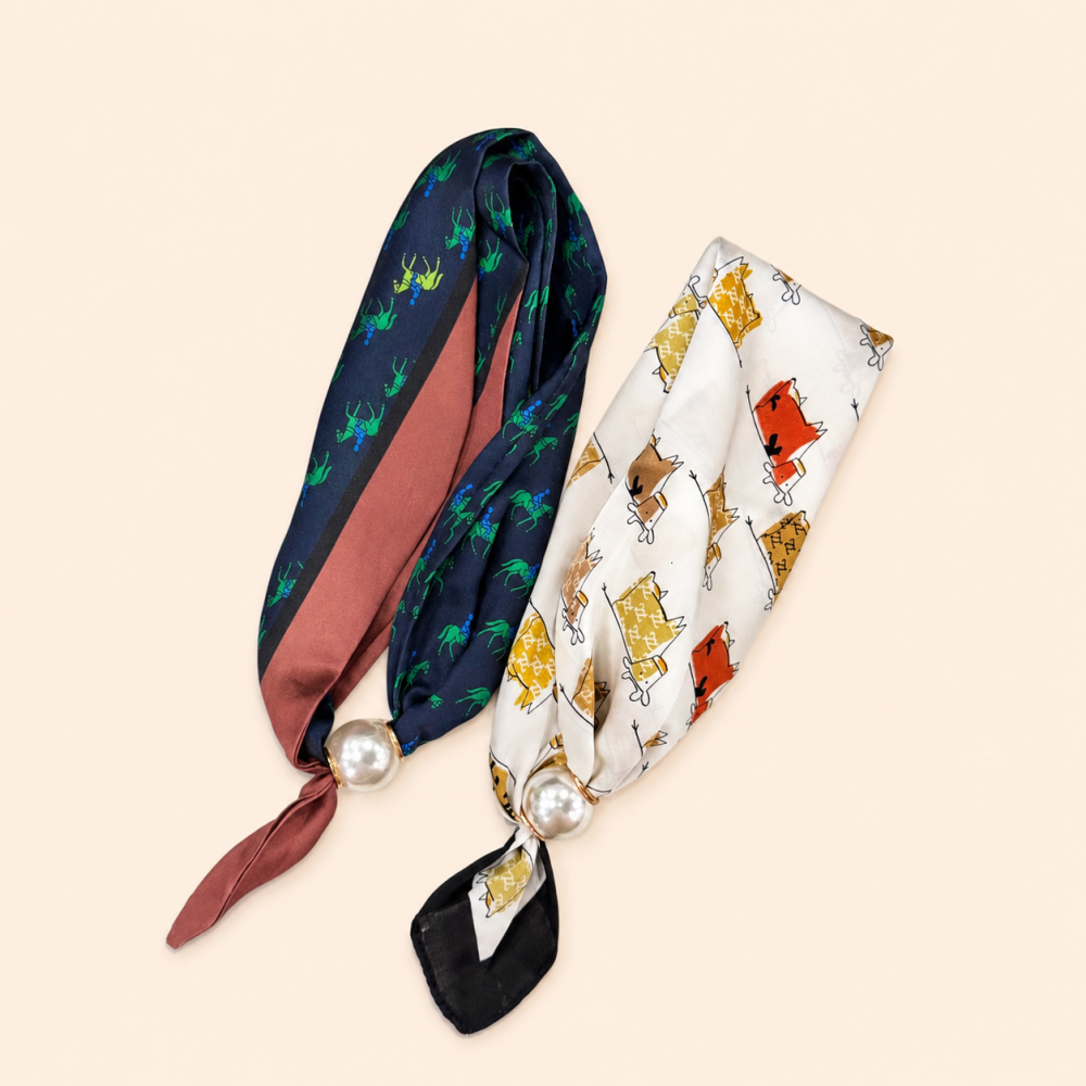 Écharpes D'Été Élégantes En Polyester À Motif Géométrique Pour Femmes h5Image4