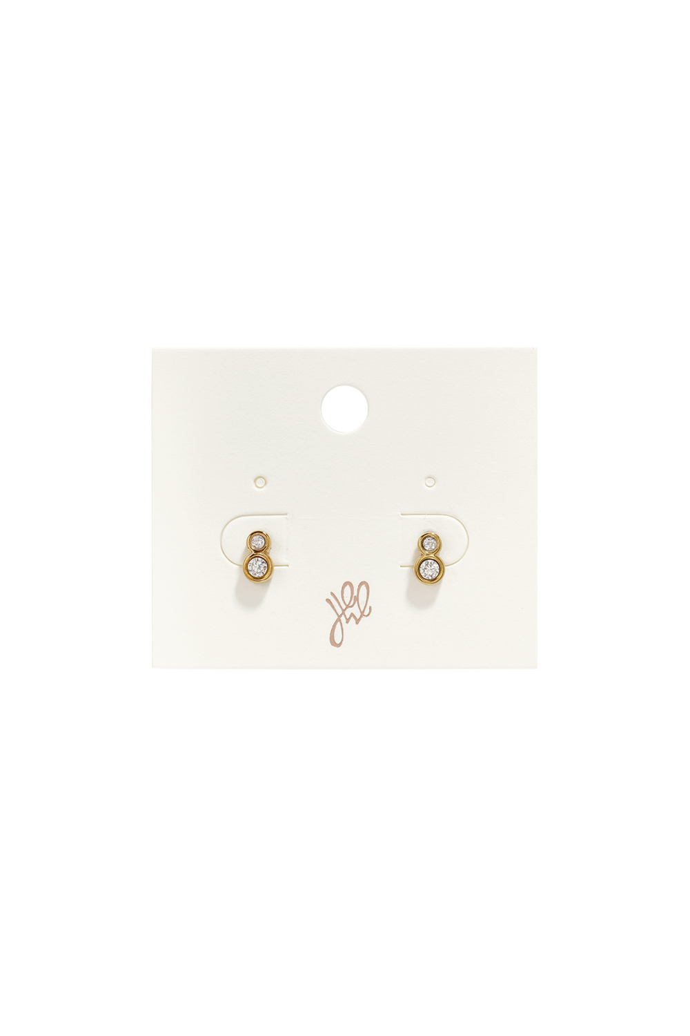 Boucles D'Oreilles Puces En Acier Inoxydable, Style Rond, Collection Daily Simple, Bijoux Pour Femmes Image3