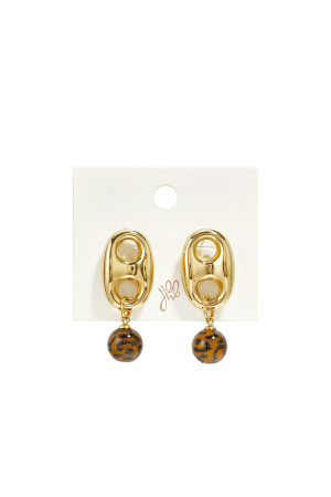 Boucles D'Oreilles Pendantes En Acier Inoxydable, Forme Géométrique, Collection Simple Pour Le Quotidien, Bijoux Pour Femmes h5 Image3