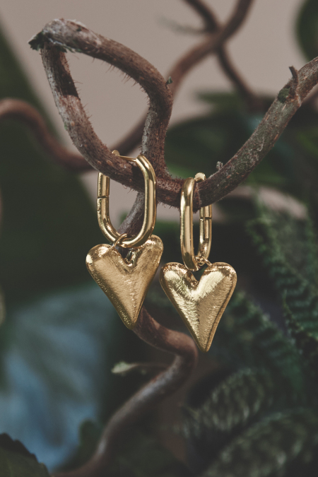 Boucles d'oreilles pendantes en forme de cœur, série simple et décontractée pour le quotidien, bijoux pour femmes 2