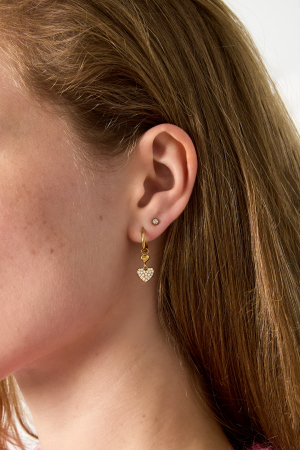 Boucles D'Oreilles Puces En Acier Inoxydable, Forme Géométrique, Collection Simple Pour Le Quotidien, Bijoux Pour Femmes h5 Image2