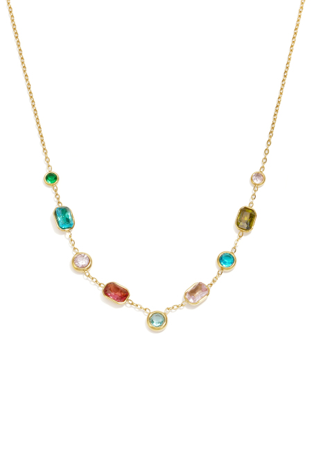Colliers Pendentifs En Acier Inoxydable, Forme Géométrique, Collection Simple Et Décontractée Pour Femmes