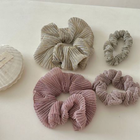 Chouchous en tissu uni couleur de la série Simple Daily