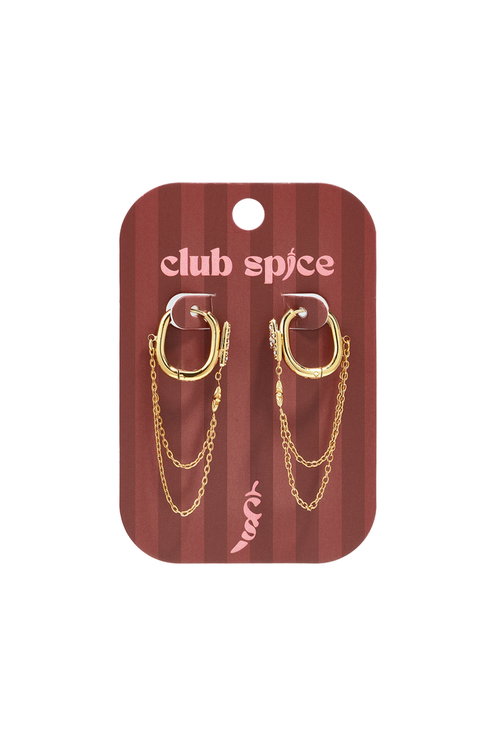Boucles D'Oreilles Pendantes En Acier Inoxydable, Chaîne, Collection Simple Daily Simple, Bijoux Pour Femmes Image2