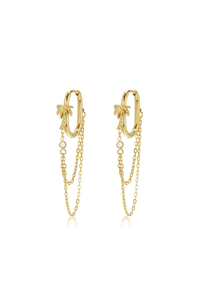 Boucles D'Oreilles Pendantes À Chaîne, Style Simple Et Quotidien, Collection Bijoux Pour Femmes h5 