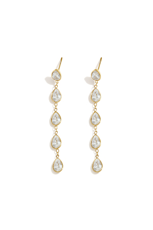 Boucles D'Oreilles Pendantes En Acier Inoxydable, Style Goutte, Élégantes Et Luxueuses, Collection Pour Femmes. h5 