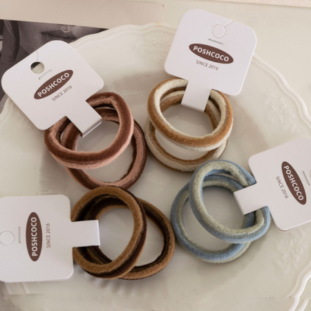 Chouchous en tissu rayé multicolore Simple Series Daily