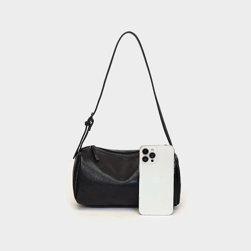 Sacs À Bandoulière Pour Femmes En Daim Uni De Style Minimaliste h5Image5
