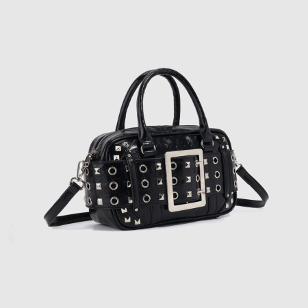 Sacs à main pour femmes en PU clouté style streetwear 2