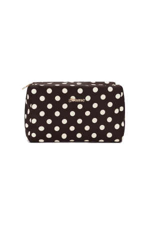 Trousses À Maquillage À Pois, Simples, En Polyester, Accessoires Du Quotidien h5 
