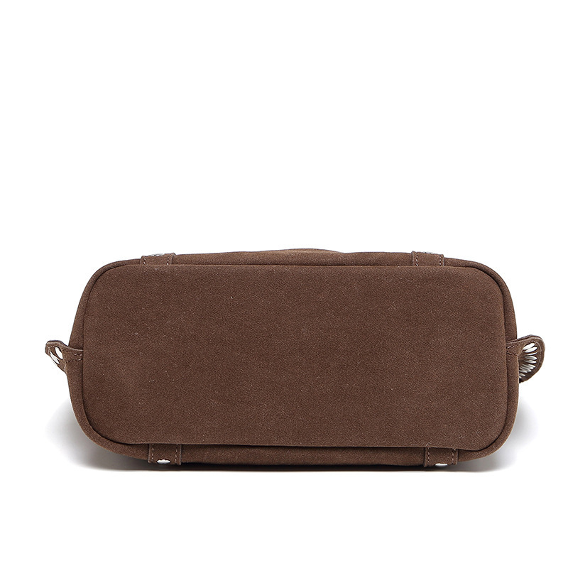 Sacs Fourre-Tout En Daim À Rivets Cloutés Style Bureau Pour Femmes h5Image4