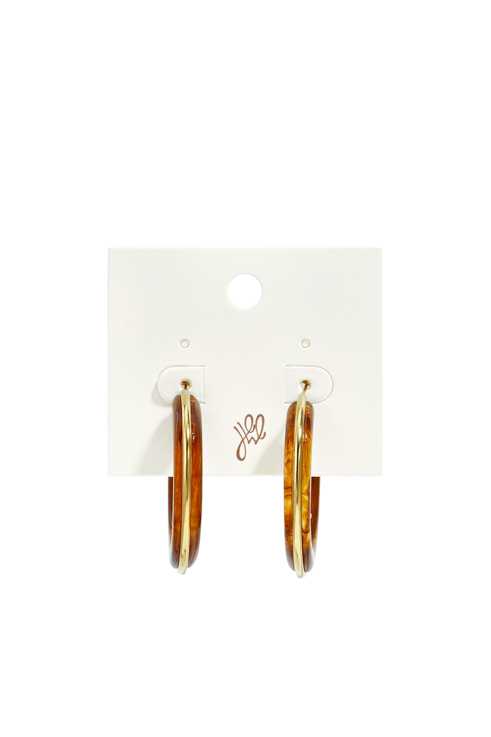 Boucles D'Oreilles Créoles En Résine, Forme Irrégulière, Collection Simple Daily Simple, Bijoux Pour Femmes Image3