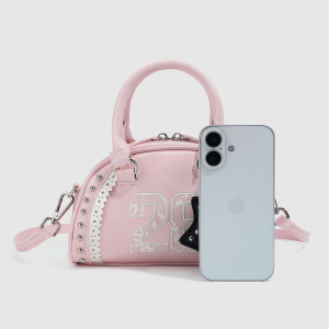 Sacs À Main Pour Femmes En Pu Avec Rivets En Dentelle Cloutée Style Années 2000 (Le Pendentif N'Est Pas Inclus.) h5 Image4