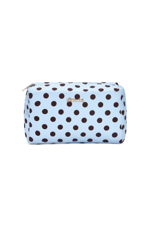 Trousses À Maquillage À Pois, Simples, En Polyester, Accessoires Du Quotidien h5 