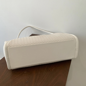 Sacs Fourre-Tout Pour Femmes En Pu Tissé Uni Style Bureau h5 Image5