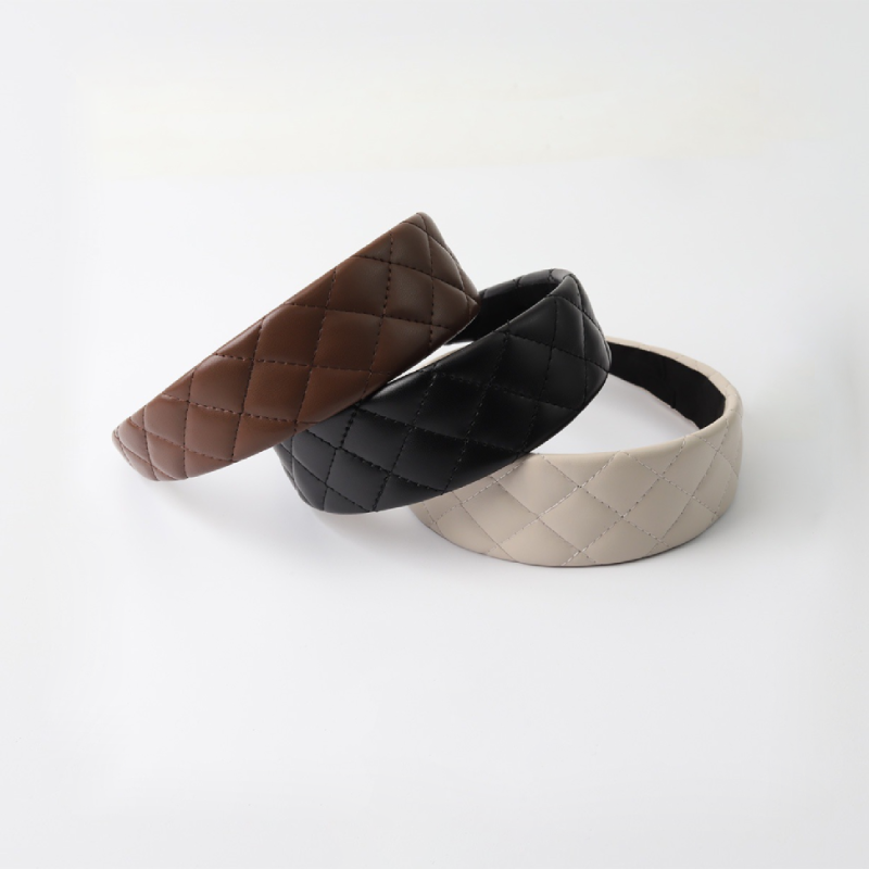 Bandeaux Pour Cheveux En Pu De Couleur Unie, Gamme Simple Series Daily Image2