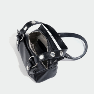 Sac Bandoulière Carré En Pu À Rivets Cloutés Style Streetwear Pour Femme h5 Image3
