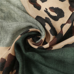 Écharpes D'Hiver En Polyester À Imprimé Léopard Rétro Et Couleurs Assorties, Collection Simple Series h5 Image10