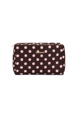 Trousses À Maquillage À Pois, Simples, En Polyester, Accessoires Du Quotidien h5 Image2