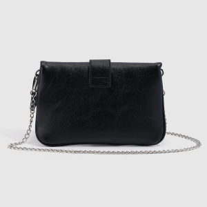Sacs À Bandoulière Pour Femmes En Pu Uni, Style Streetwear, Ornés De Rivets Et De Détails Métalliques (Le Charm N'Est Pas Inclus). h5 Image5