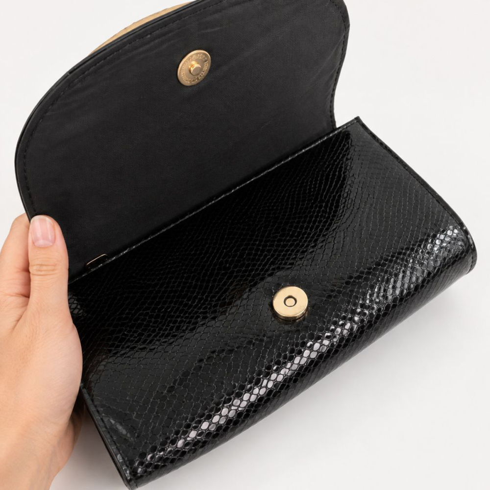 Pochettes De Soirée Pour Femmes En Pu Avec Fermoir En Métal Et Motif Serpent Image5