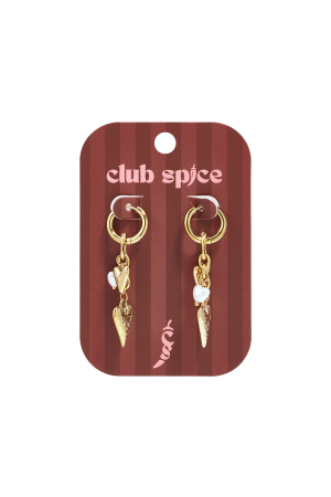 Boucles D'Oreilles Pendantes En Acier Inoxydable En Forme De Cœur, Collection Simple Daily Simple, Bijoux Pour Femmes h5 Image2