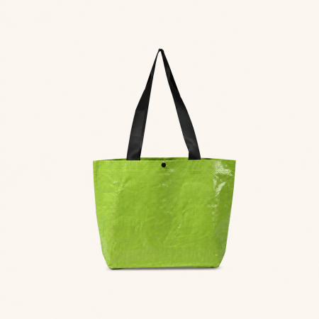Sacs cabas carrés pour femmes, style décontracté, couleur unie, en polypropylène tissé