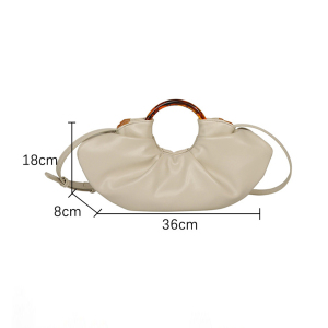 Sacs À Main Pour Femmes En Pu Uni, Style Parisien Chic h5 Image6