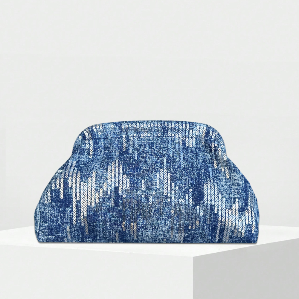 Pochettes De Soirée Pour Femmes En Tissu À Fleurs Et Sequins