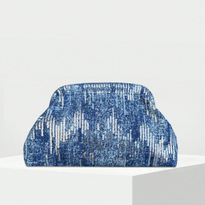 Pochettes De Soirée Pour Femmes En Tissu À Fleurs Et Sequins h5