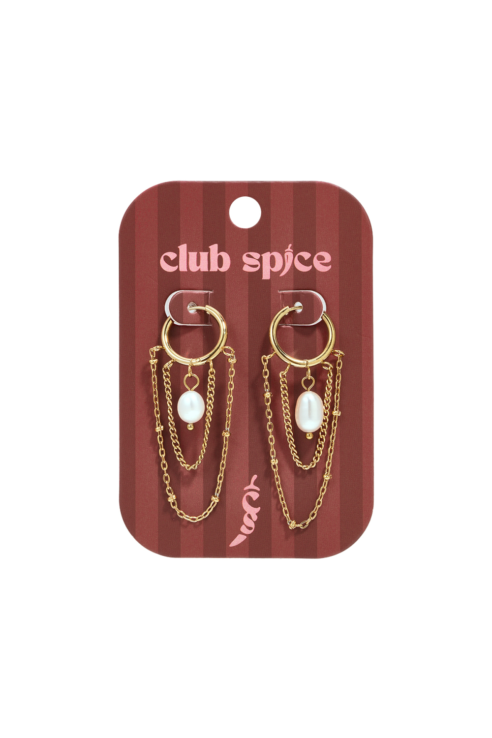 Boucles D'Oreilles Pendantes En Acier Inoxydable, Chaîne, Collection Simple Daily Simple, Bijoux Pour Femmes Image2