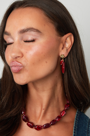 Boucles D'Oreilles En Perles De Verre, Collection Simple Daily Simple, Bijoux Pour Femmes h5 Image2