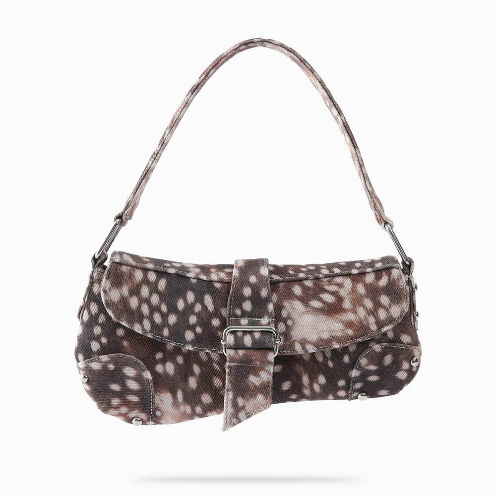 Sacoche De Selle Pour Femme En Tissu Imprimé Bambi, Style Streetwear Image2