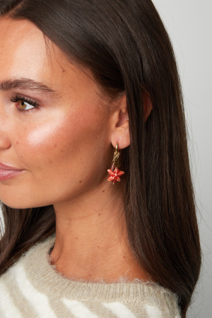 Boucles D'Oreilles En Perles D'Acier Inoxydable, Motif Trèfle, Collection Daily Simple, Bijoux Pour Femmes h5 Image2