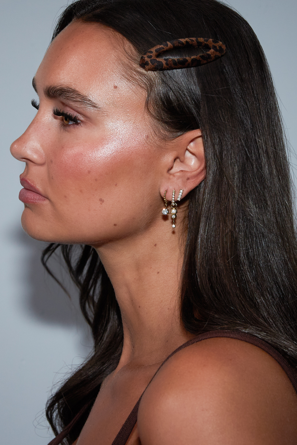 Boucles D'Oreilles Rondes En Acier Inoxydable, Collection Daily Simple, Bijoux Pour Femmes Image2